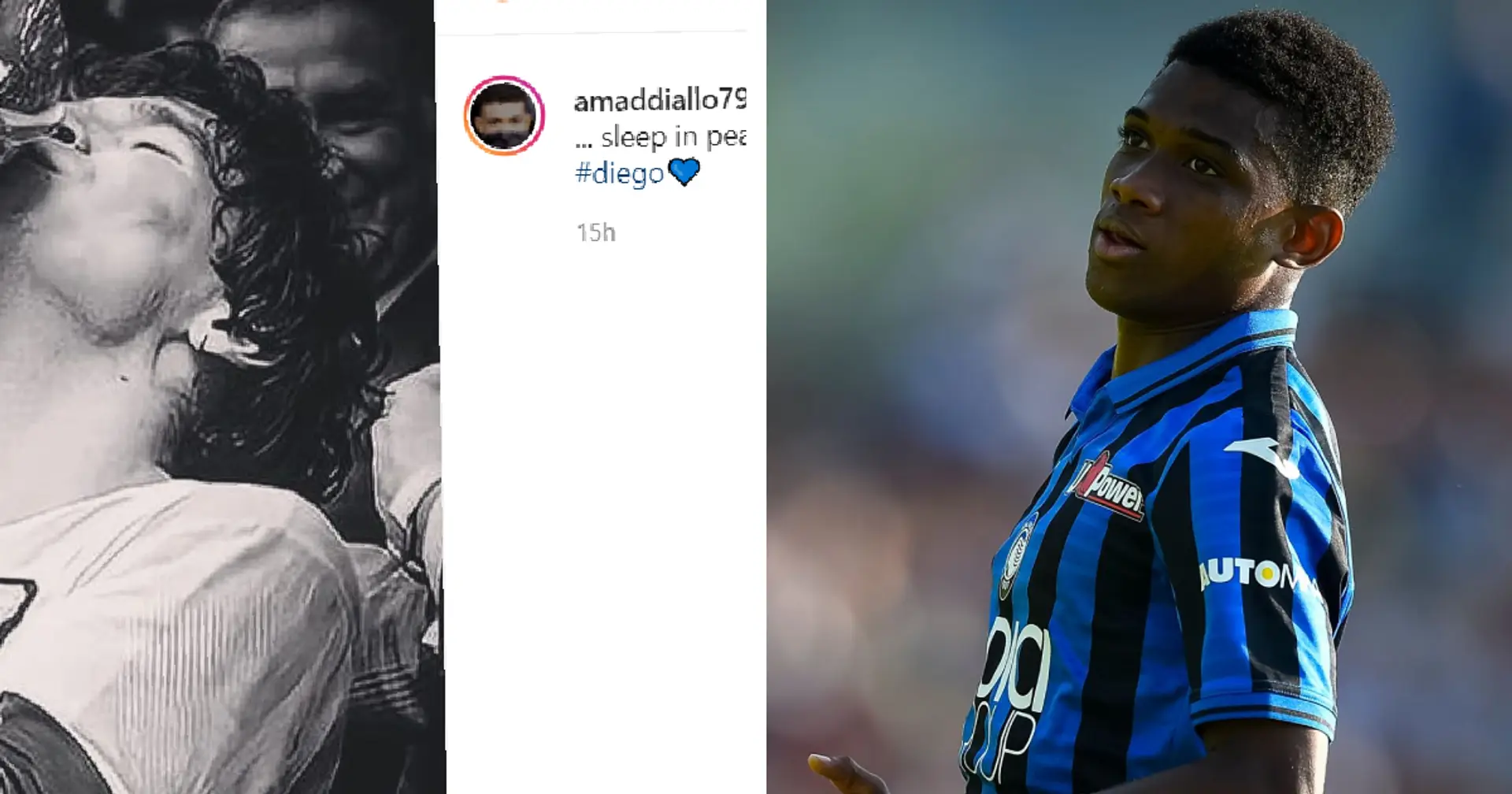 'All is vanity on earth': Amad Diallo shares profound tribute to Diego Maradona
