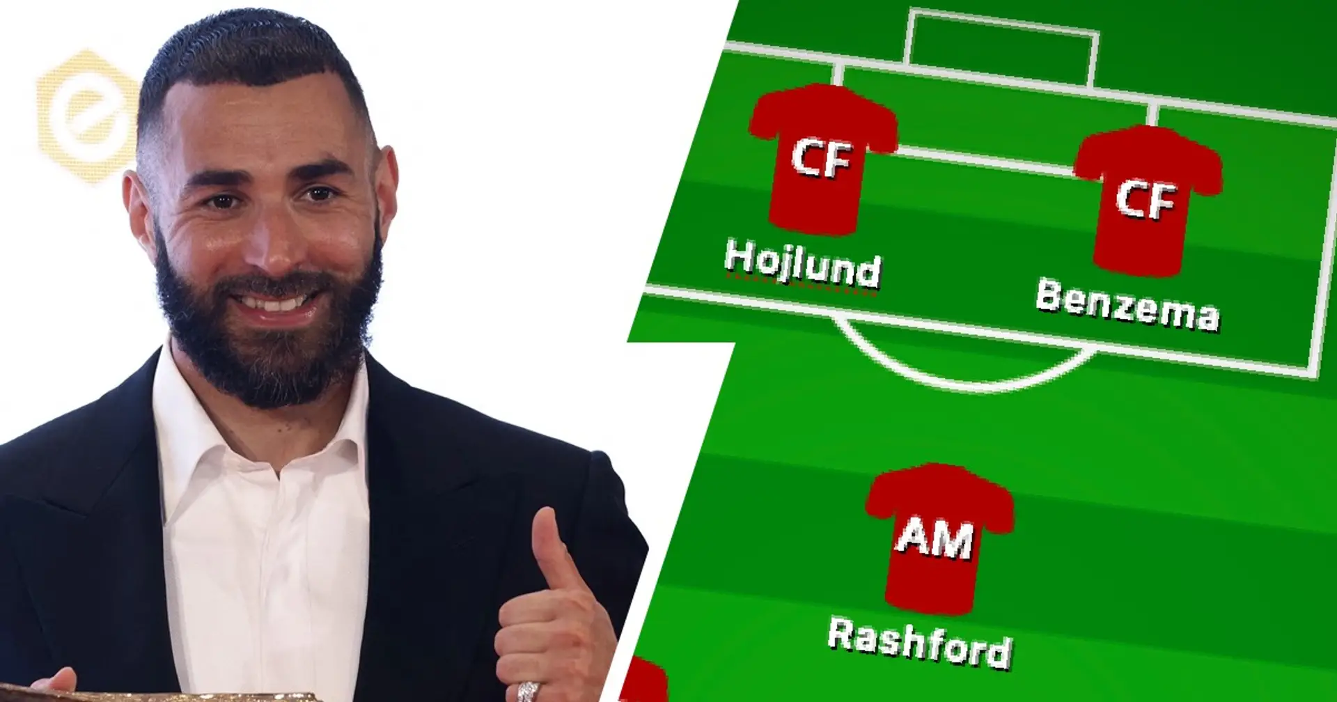 3 ways Man United could line up with Karim Benzema - shown in pics