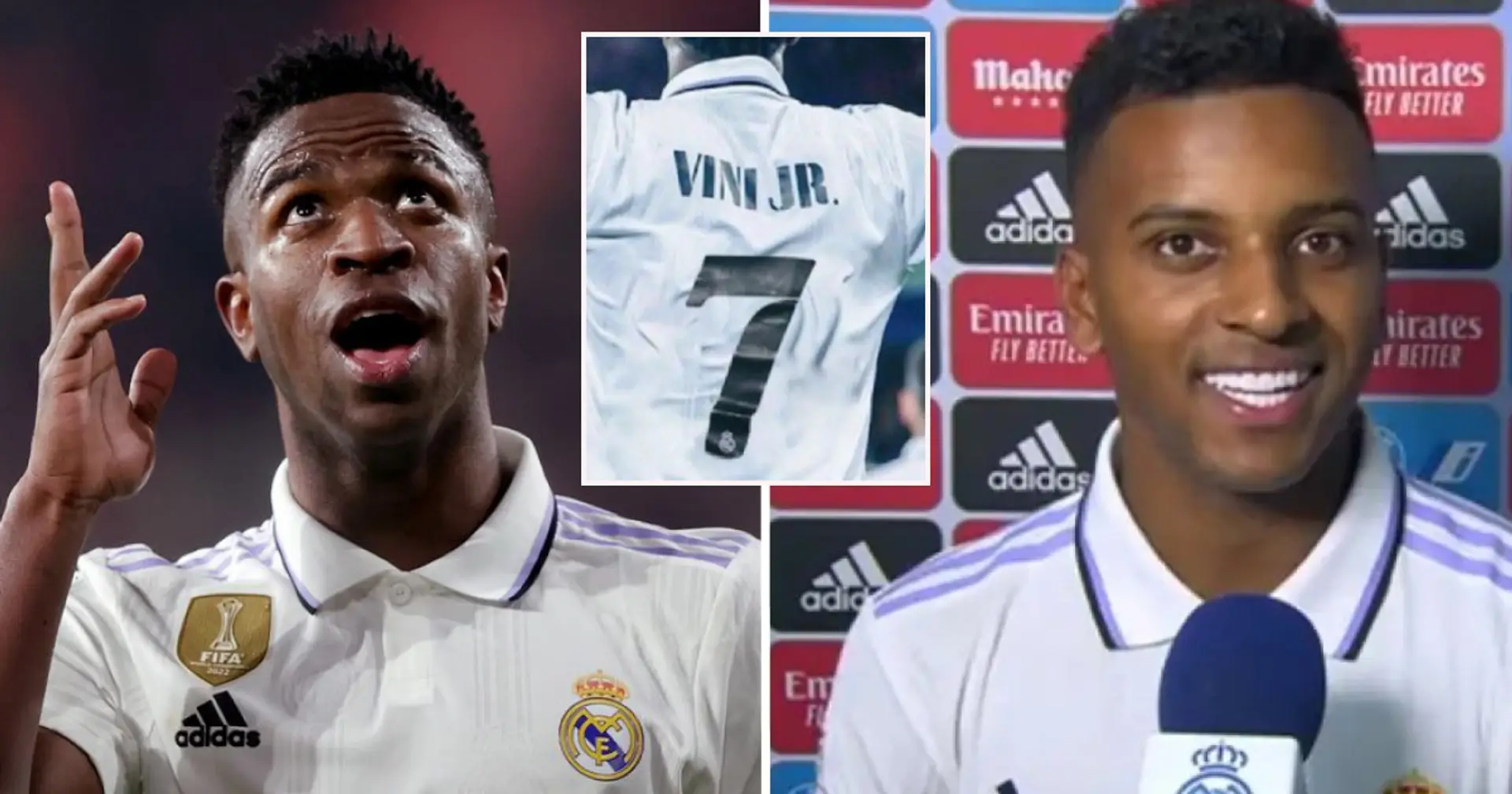 OFFICIAL: Vinicius takes up no. 7 at Real Madrid, Rodrygo gets new no. too
