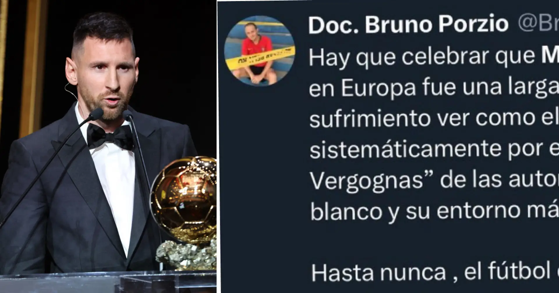 "Sehr gut, dass wir ihn endlich los sind, Europa ist frei": Ballon d'Or-Wähler aus El Salvador entpuppt sich als Messi-Hasser
