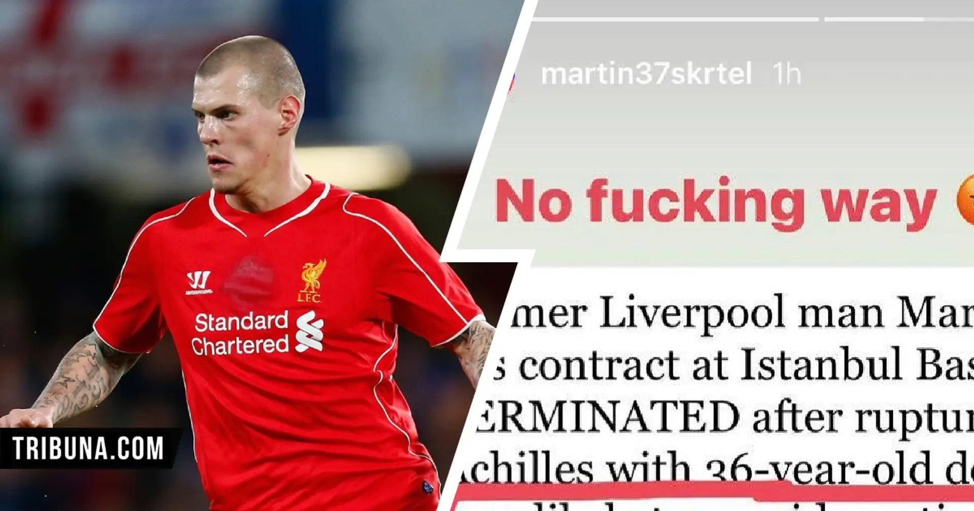 'No f****ng way': Skrtel brilliantly shuts down Dail Mail after they share false info about defender