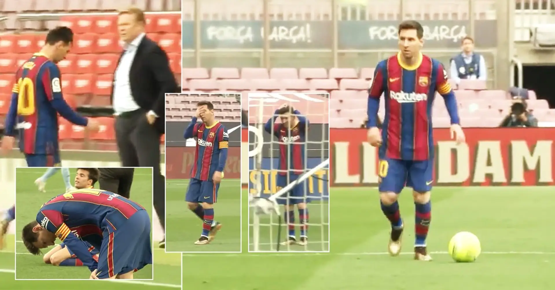 ‘It killed him inside’. Unseen footage of Leo Messi’s reaction to Barca’s crucial loss has been published
