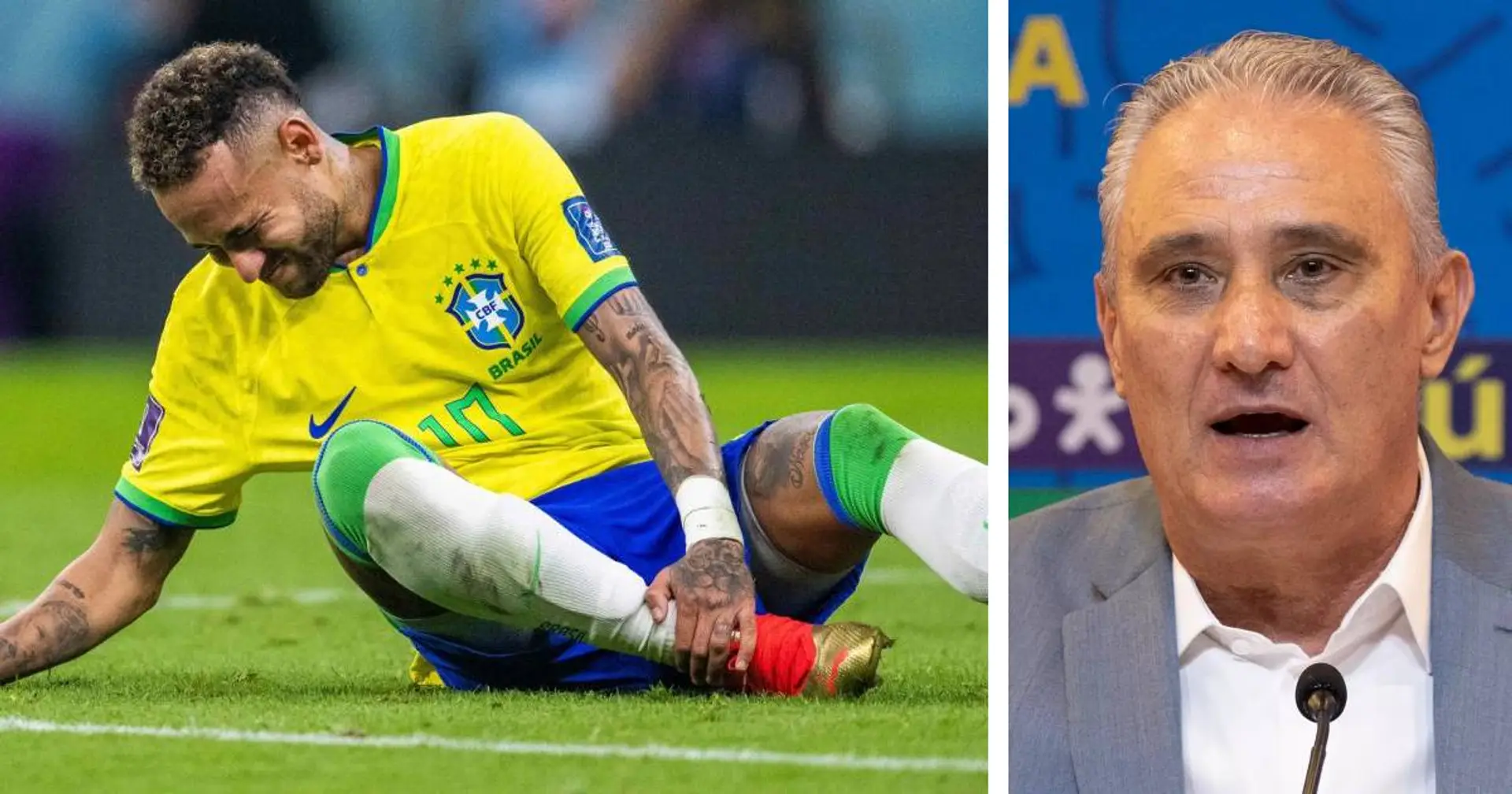 "Il va continuer à jouer, vous pouvez en être sûr" : Tite se montre rassurant sur l'état de santé de Neymar