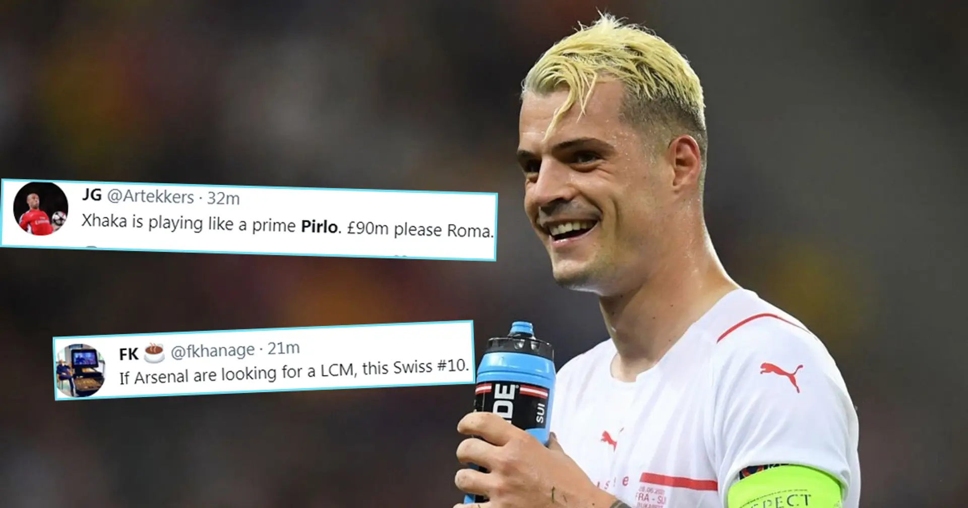 'Midfield masterclass': Arsenal fans applaud Xhaka as magnificent display causes Euro biggest shock