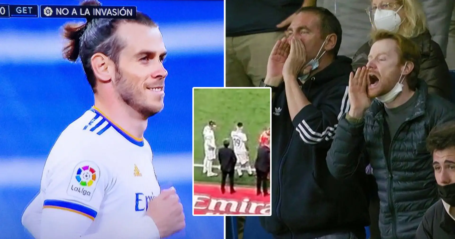 Bales Reaktion auf laute Buhrufe von Real-Madrid-Fans, die von Kamera erwischt wurden