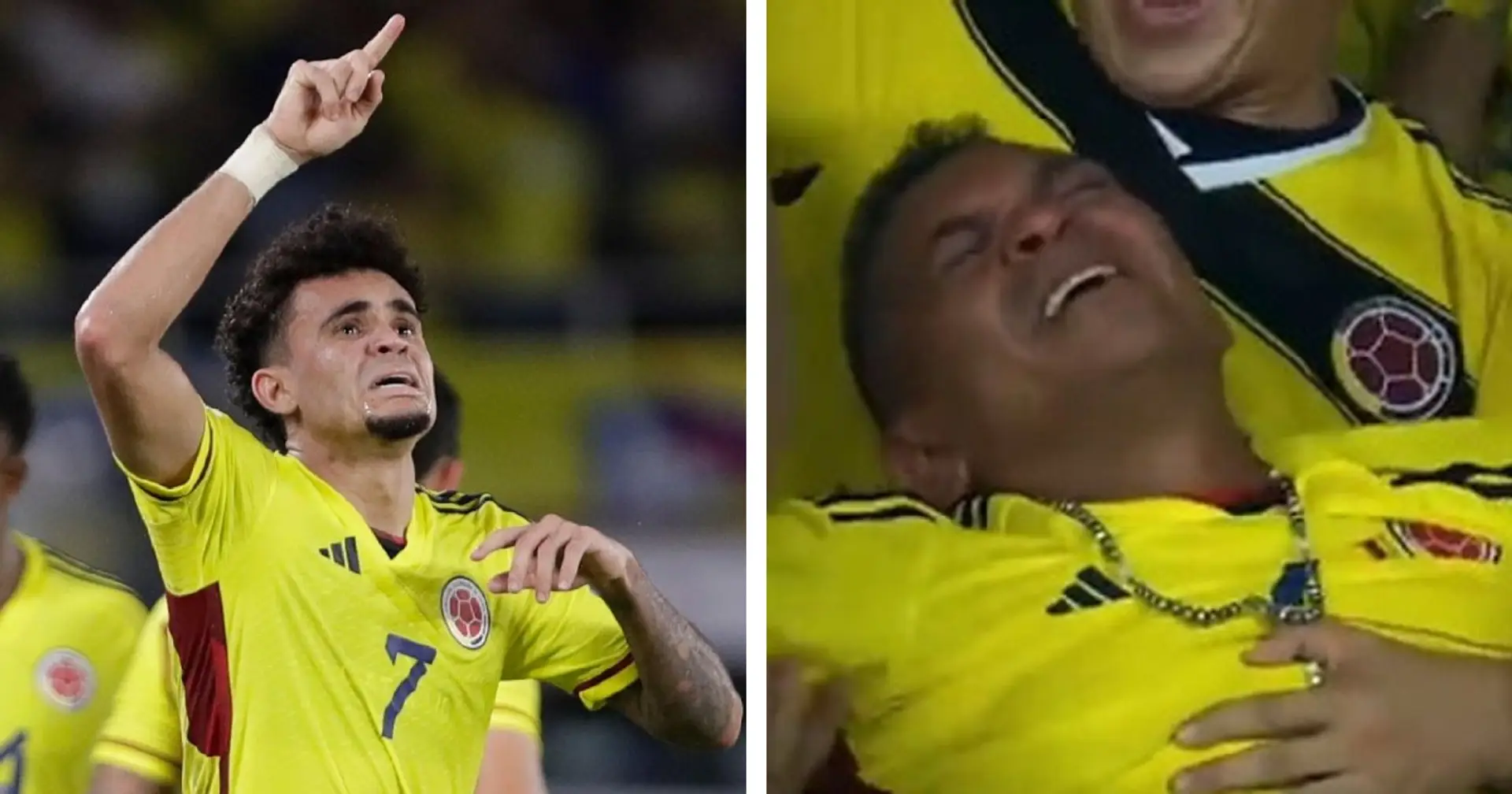 Diaz scores late brace to complete comeback win for Colombia against Brazil as emotional father watches on 