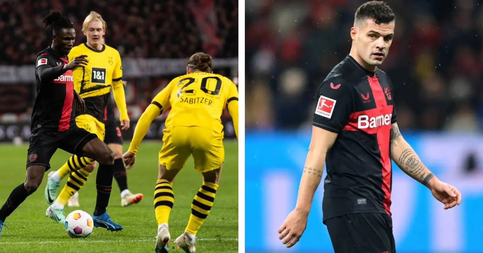Xhaka: Defensive Taktik des BVB zeugt davon, dass Dortmund großen Respekt vor Leverkusen hat