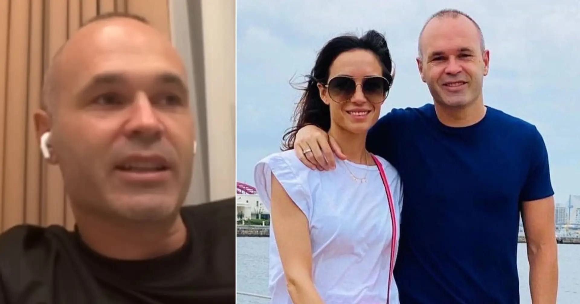 'I hugged my wife, but it felt like hugging a pillow': Iniesta opens up on battle with depression