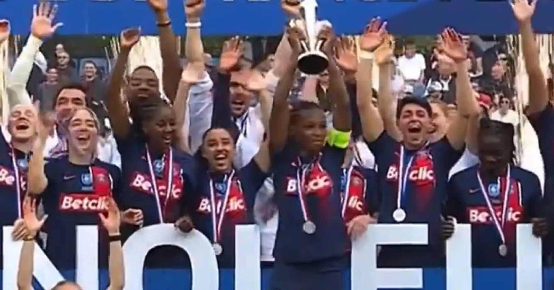 Les Féminines du PSG remportent la Coupe de France