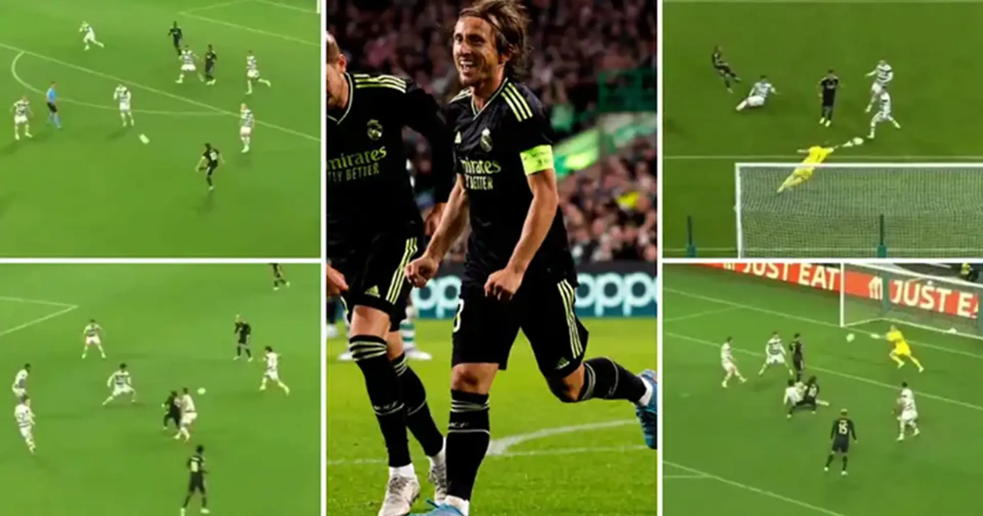 Luka Modric erhielt stehende Ovationen von den Celtic-Fans - seine grandiosen Highlights sind ein Grund dafür