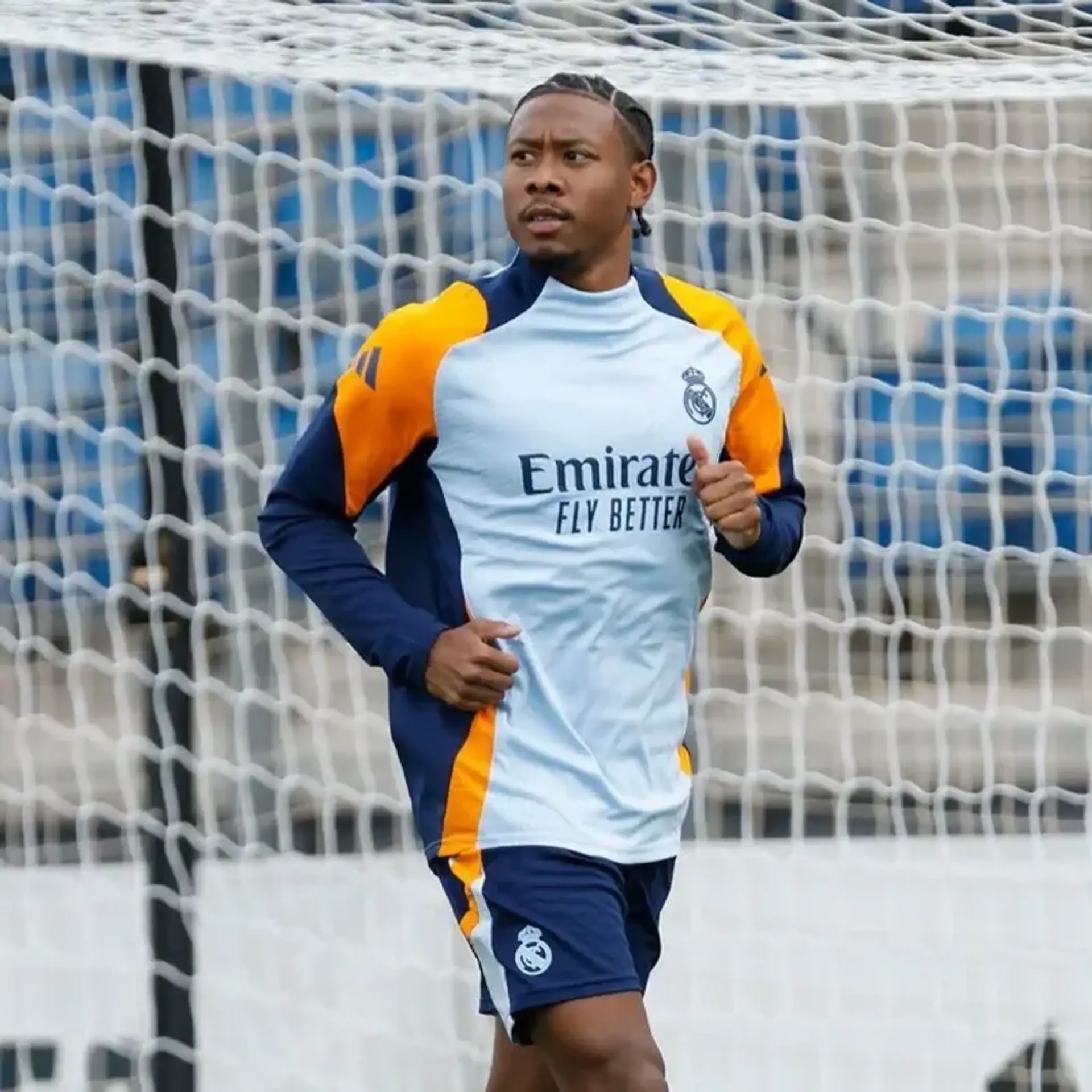 Two pictures reflect David Alaba's positive recovery from knee injury ...