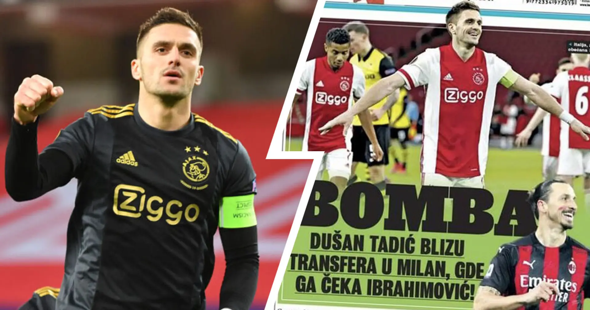 "Tadic vicino al trasferimento al Milan", anche da Belgrado confermano l'operazione di mercato