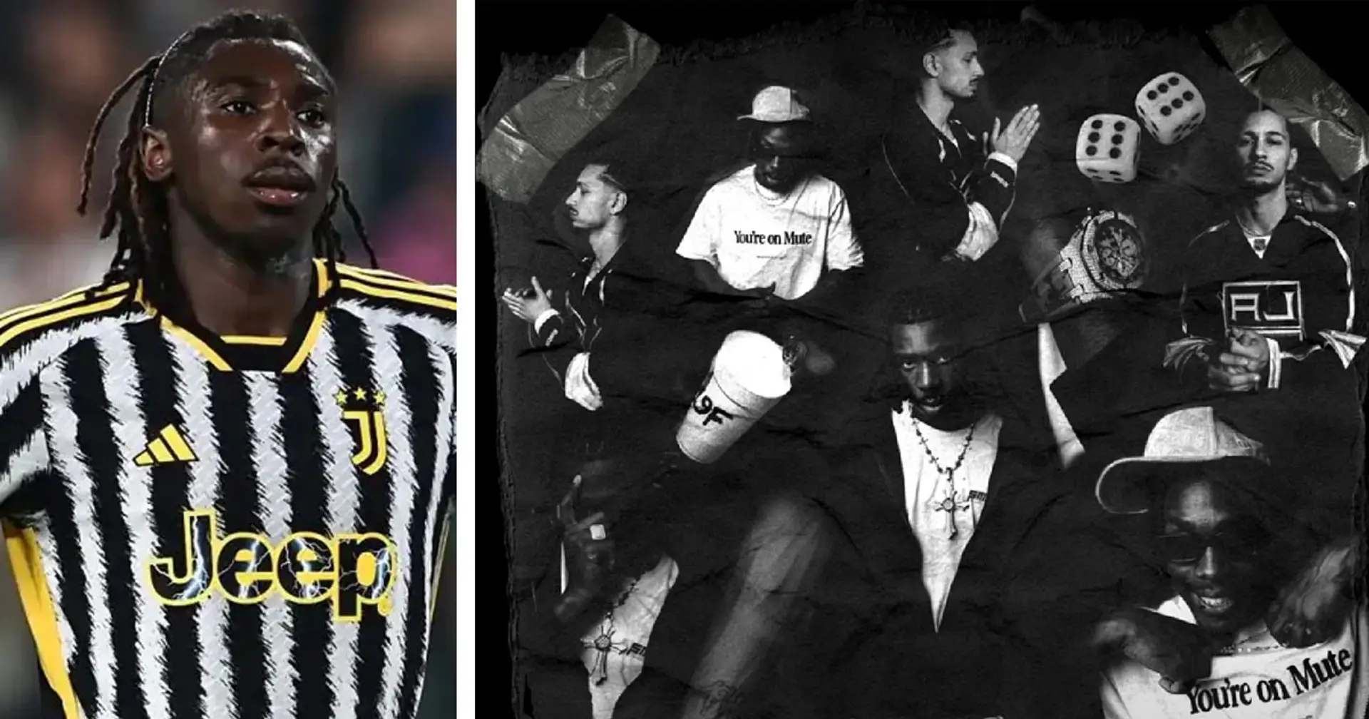 Toujours sans but face à la Juventus, Moise Kean fait mouche dans le monde de la musique