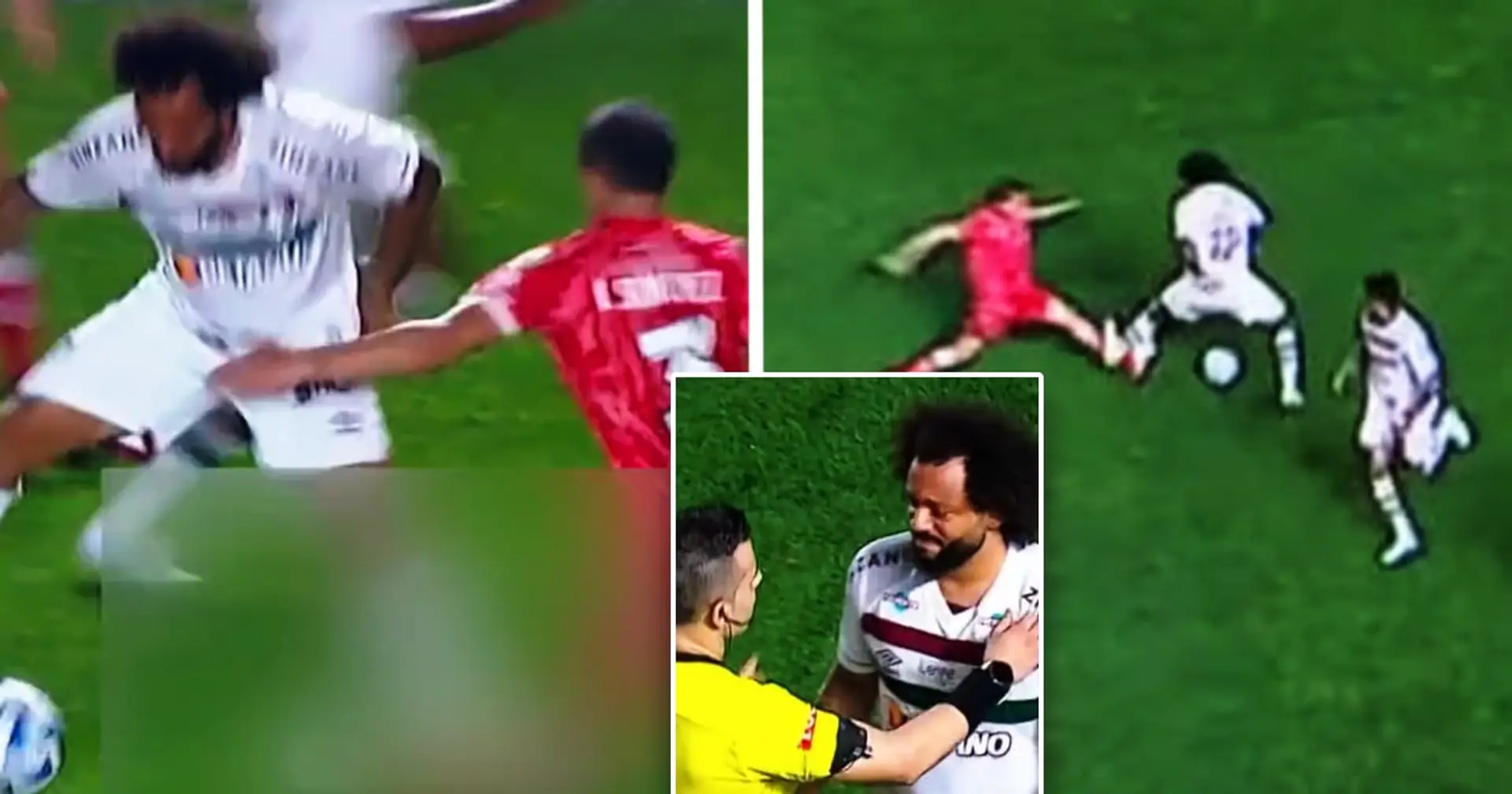 Marcelo hat seinem Gegenspieler das Bein gebrochen: Schrecksekunde beim Spiel Fluminense - Argentinos Juniors