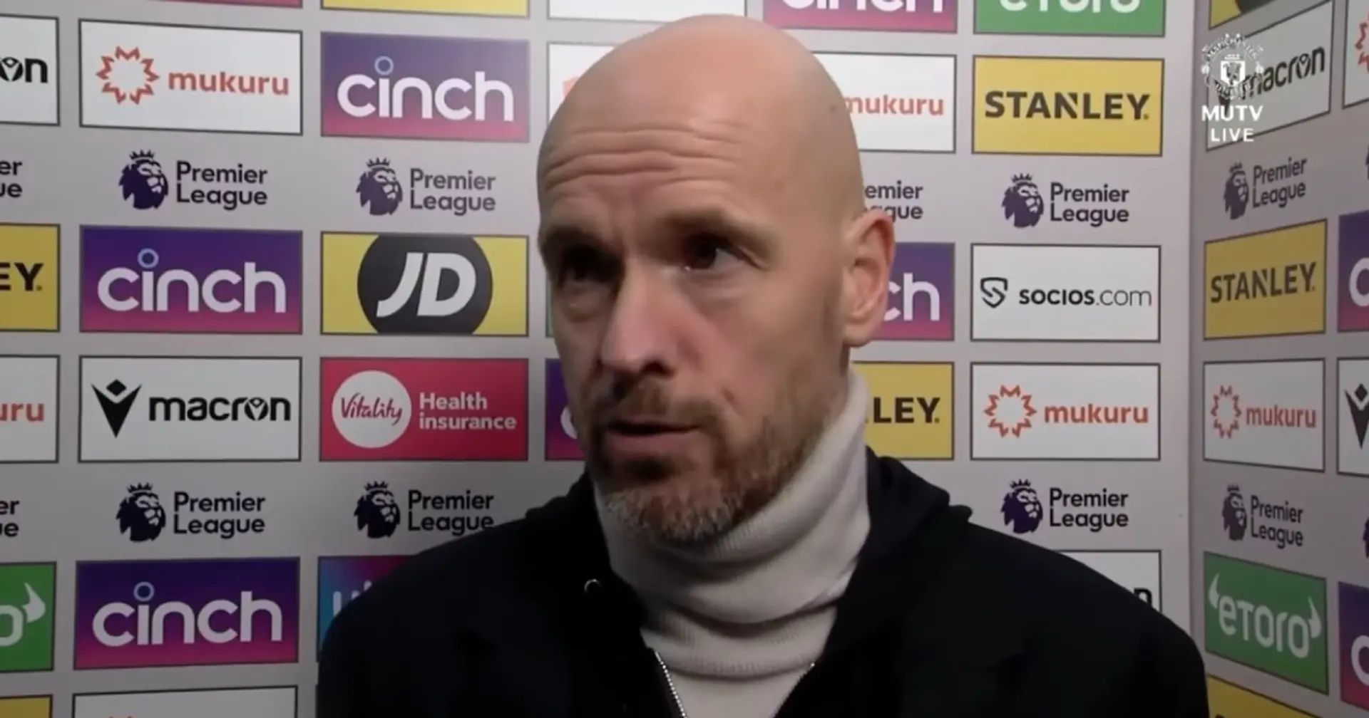Erik ten Hag: 'We dropped 2 points. I have to criticise my team'