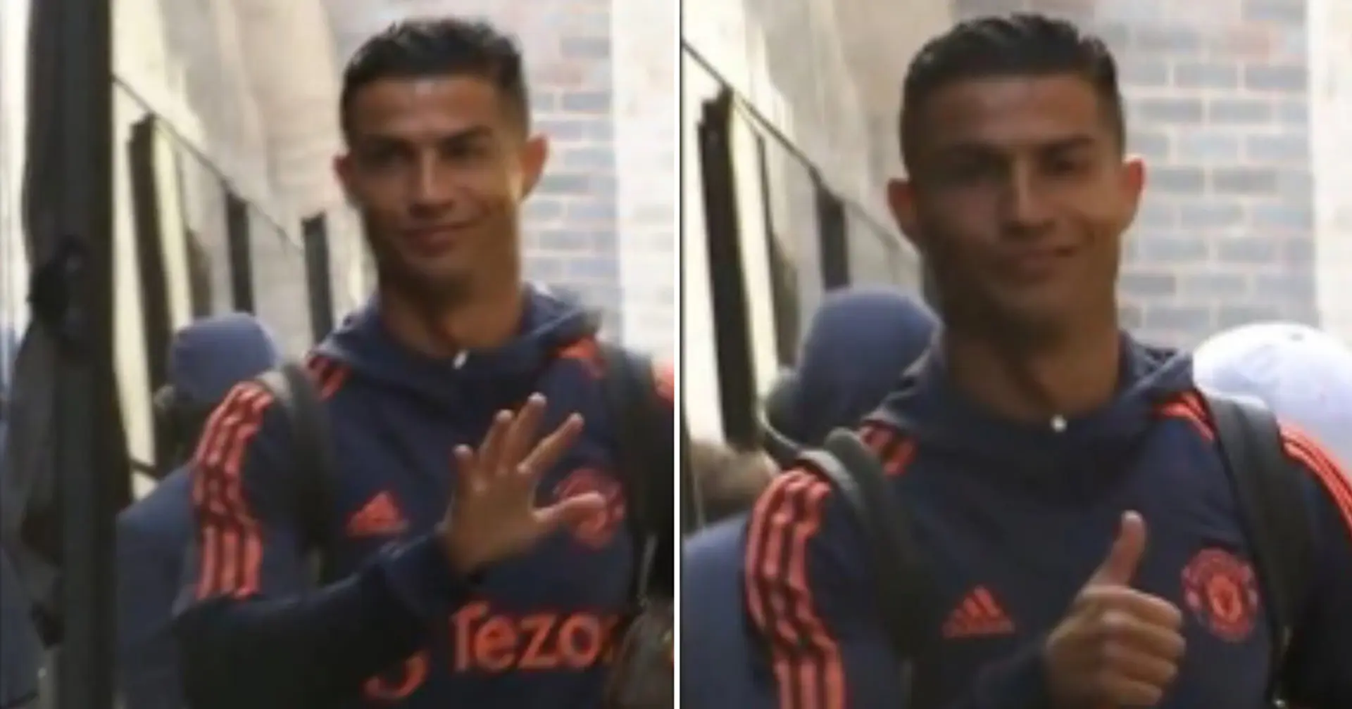 Ronaldo überrascht die Fans mit seinem fröhlichen Gesicht vor dem Spiel gegen Leicester. Vielleicht wird er bald gehen? 