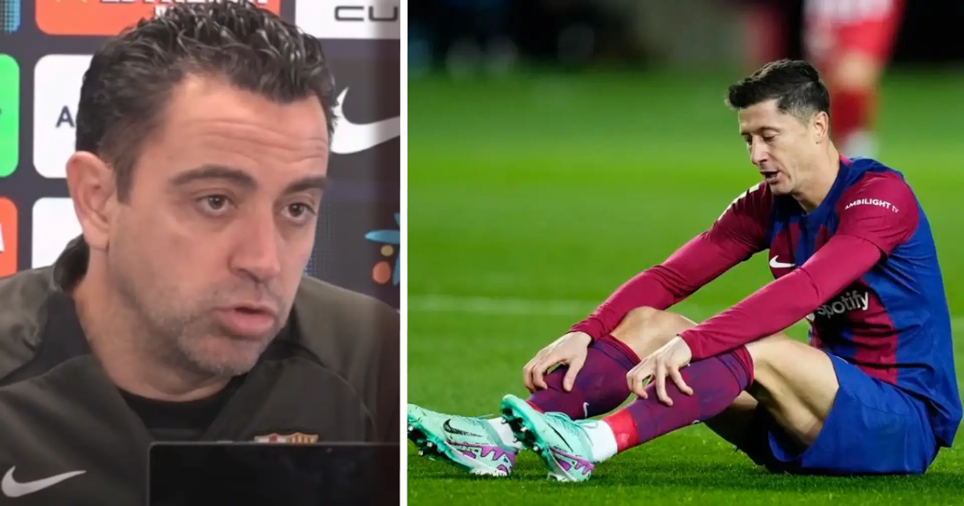 L'avenir de Robert Lewandowski au Barça reste incertain - Xavi