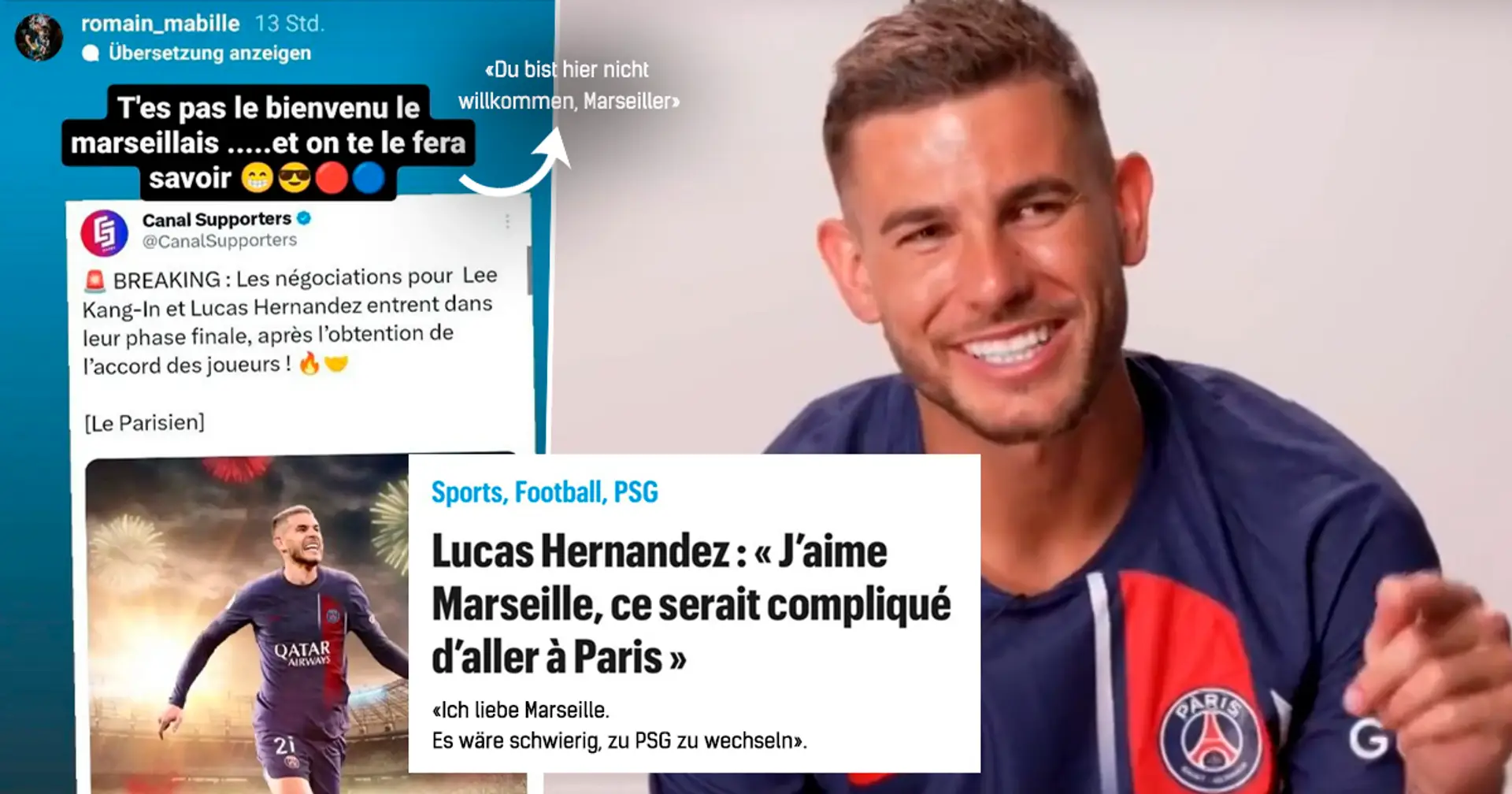 PSG-Fans hassen ihn wegen Marseille-Wurzeln, Marseille-Fans - wegen Paris-Wechsel: Auf Hernandez wartet in Frankreich kein herzlicher Empfang