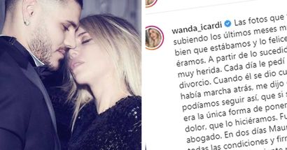 'With our souls tired of crying, we freely chose each other again': Wanda Nara opens up on getting back with Icardi