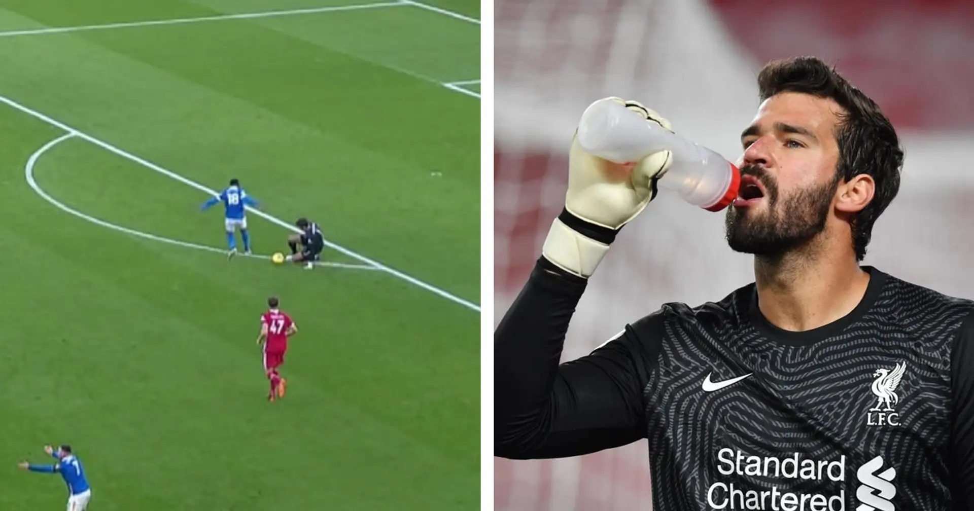 Brazilian magic: Alisson pulls off cheeky skill to get out of trouble