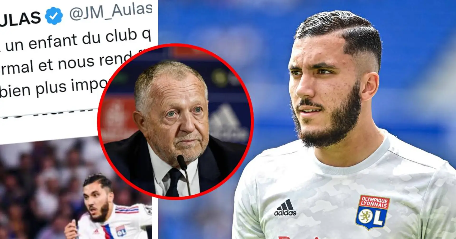 Le PSG aurait fait une première offre pour Cherki, Aulas répond direct à la rumeur via Twitter