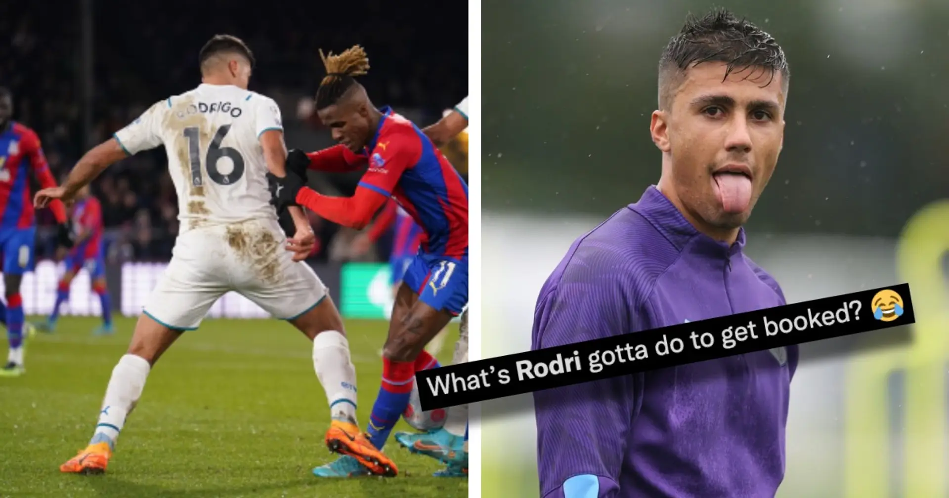 'That Rodri is a joke': Fans left baffled by how City midfielder gets away with fouls