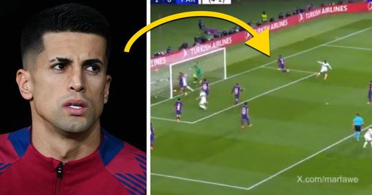 Barcelona concede same goal against Real Madrid and PSG, Joao Cancelo at fault twice