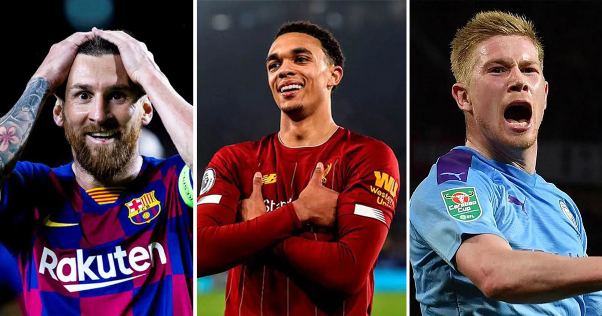 Trent Alexander-Arnold, Leo Messi and 7 more most creative players in the world now