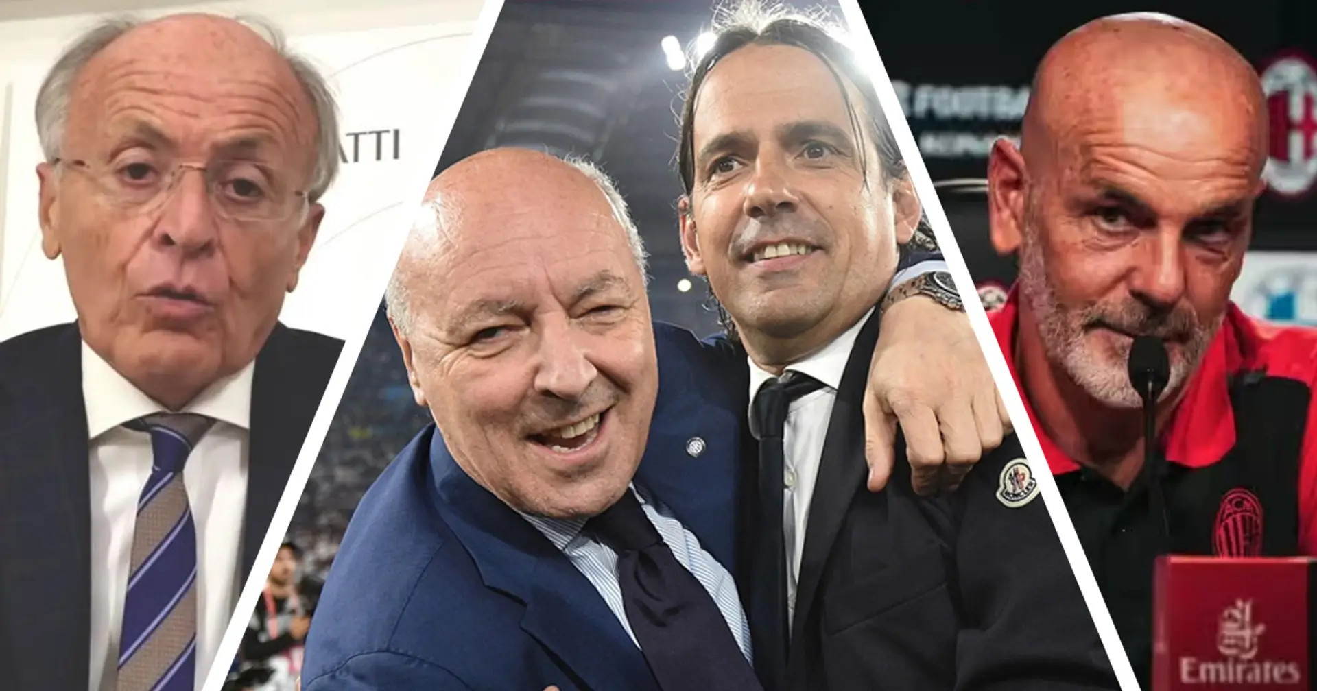 Semifinale di Champions sminuita, derby persi esaltati: Pioli spiega a Pellegatti le differenze tra Milan, Inter e Juve per la stampa