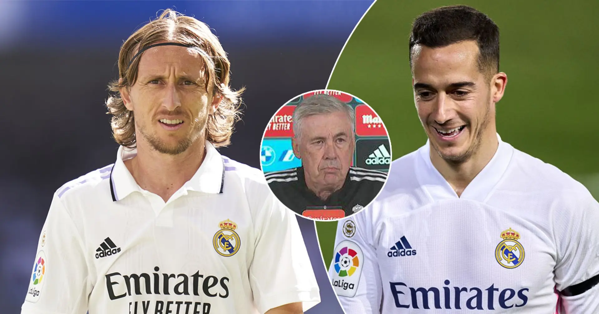 Ancelotti révèle les dates de retour de Modric et Lucas Vazquez