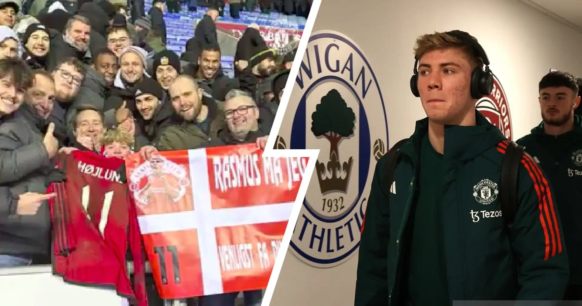VIDEO: Hojlund's classy gesture to a young Man United fan after Wigan win