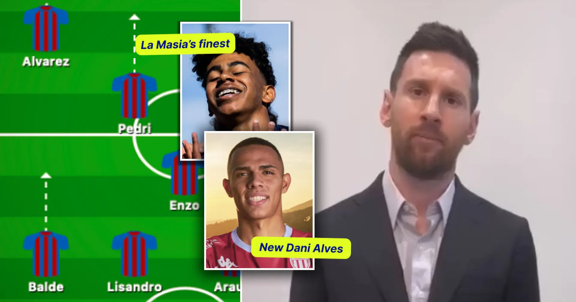 Comment le Barça s'alignera-t-il si Messi revient en tant qu'entraîneur