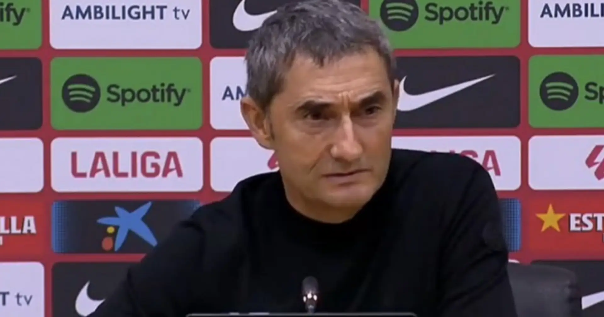 Valverde delivers classy response when asked about Barca's Negreira case