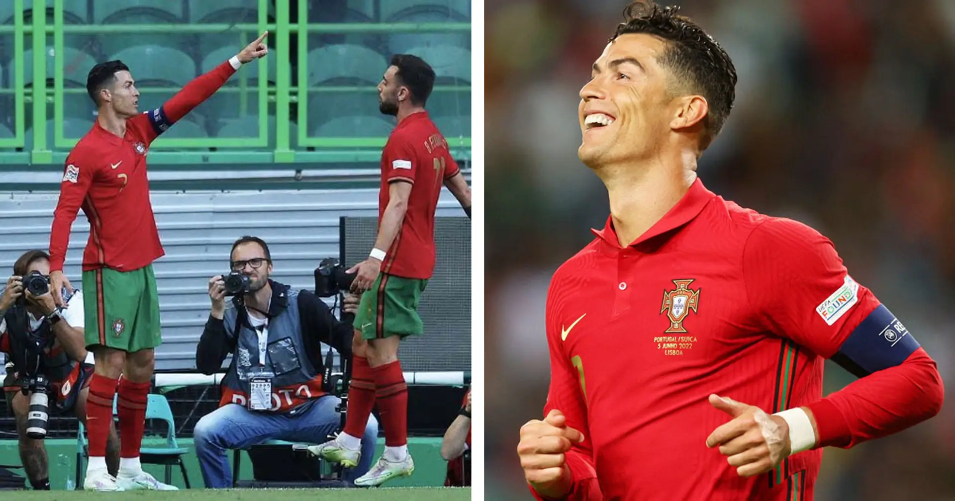 Ronaldo scores impressive brace for Portugal to increase record goal tally