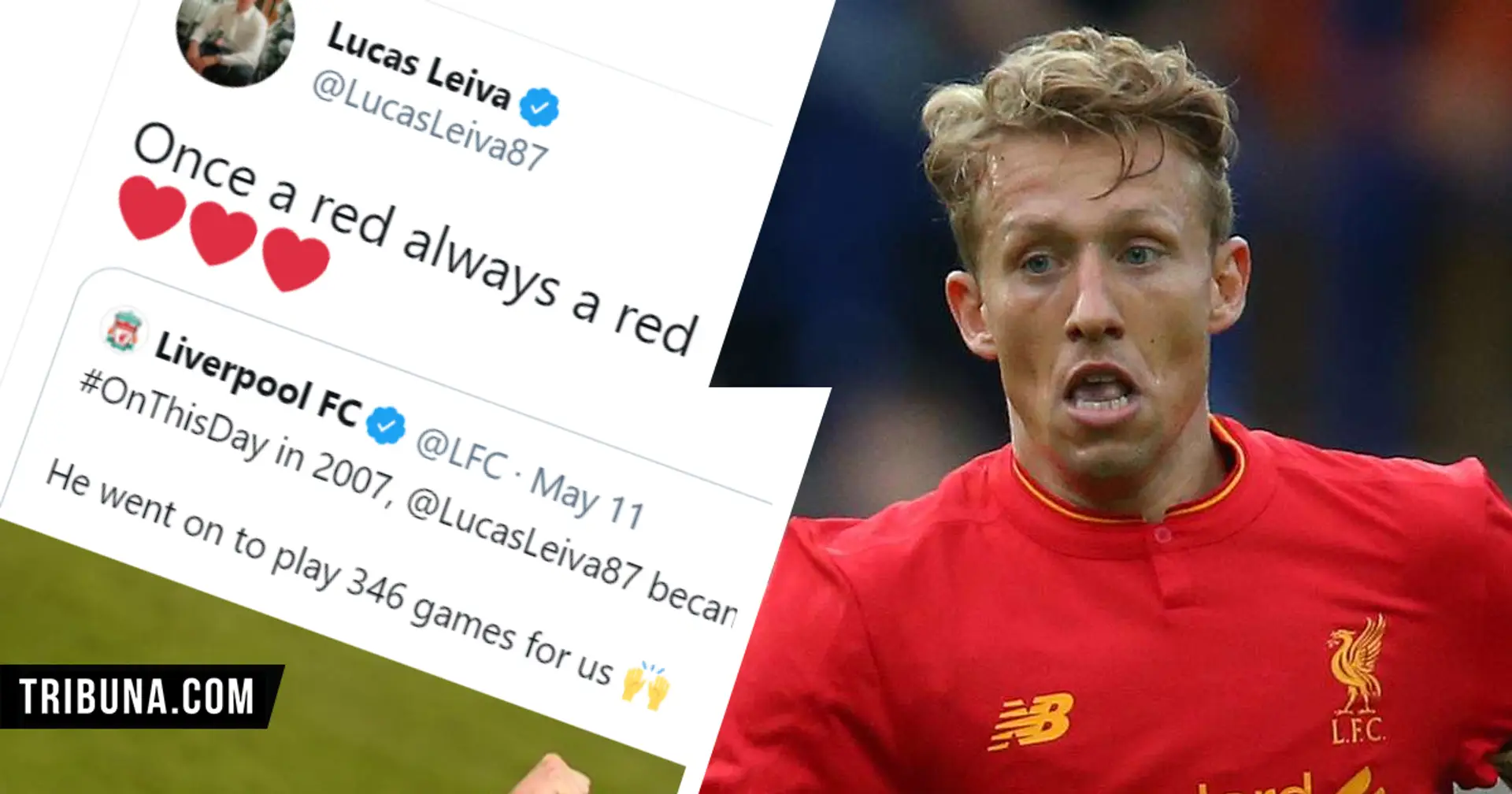 'Is right laaaa': Lucas Leiva's top response to LFC tweet celebrating his 2007 signing