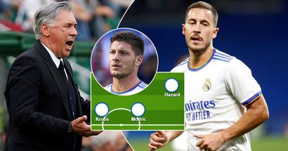 Time for Hazard? Select Real Madrid's ultimate XI for Rayo Vallecano clash from 3 options