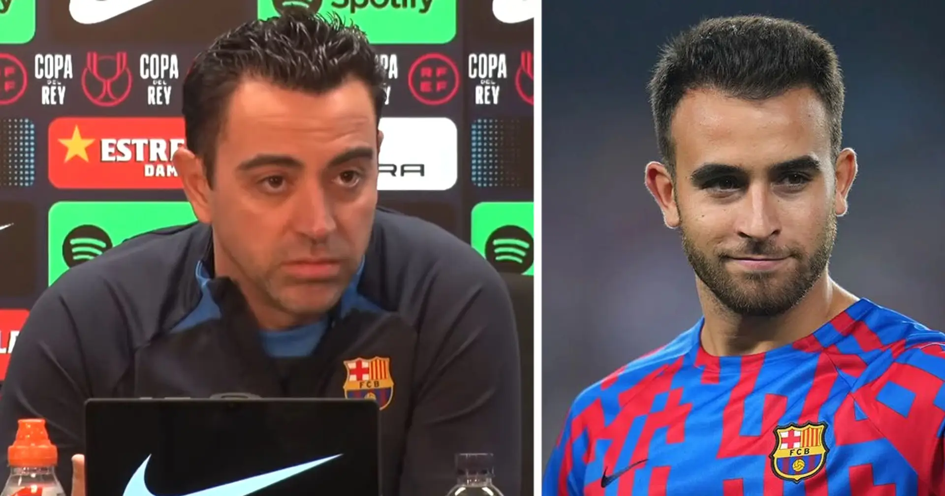 Xavi comments on Eric Garcia future as defenders falls down in pecking order