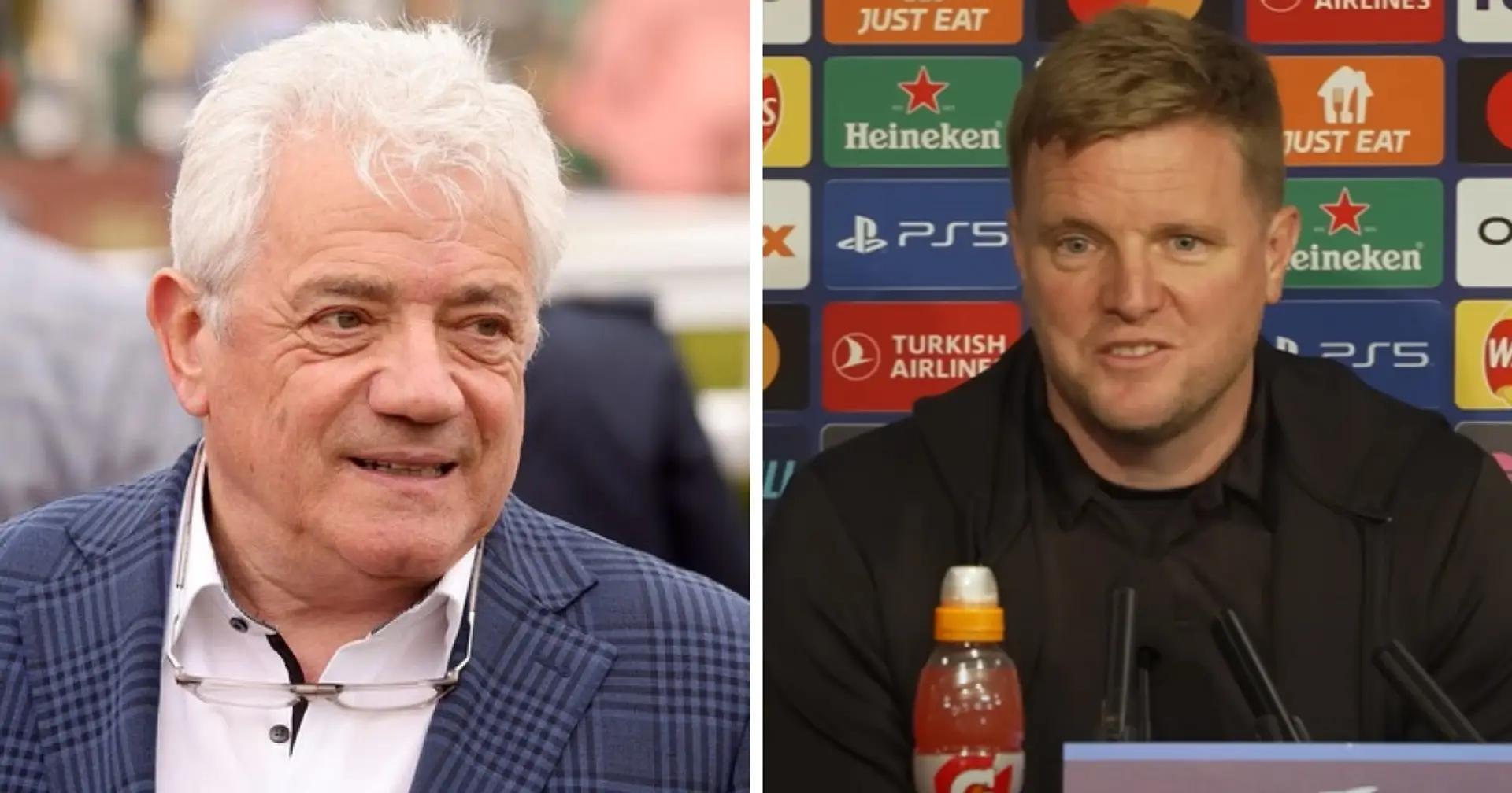 'You have to be a dreamer': Eddie Howe on Kevin Keegan's words after their meeting 