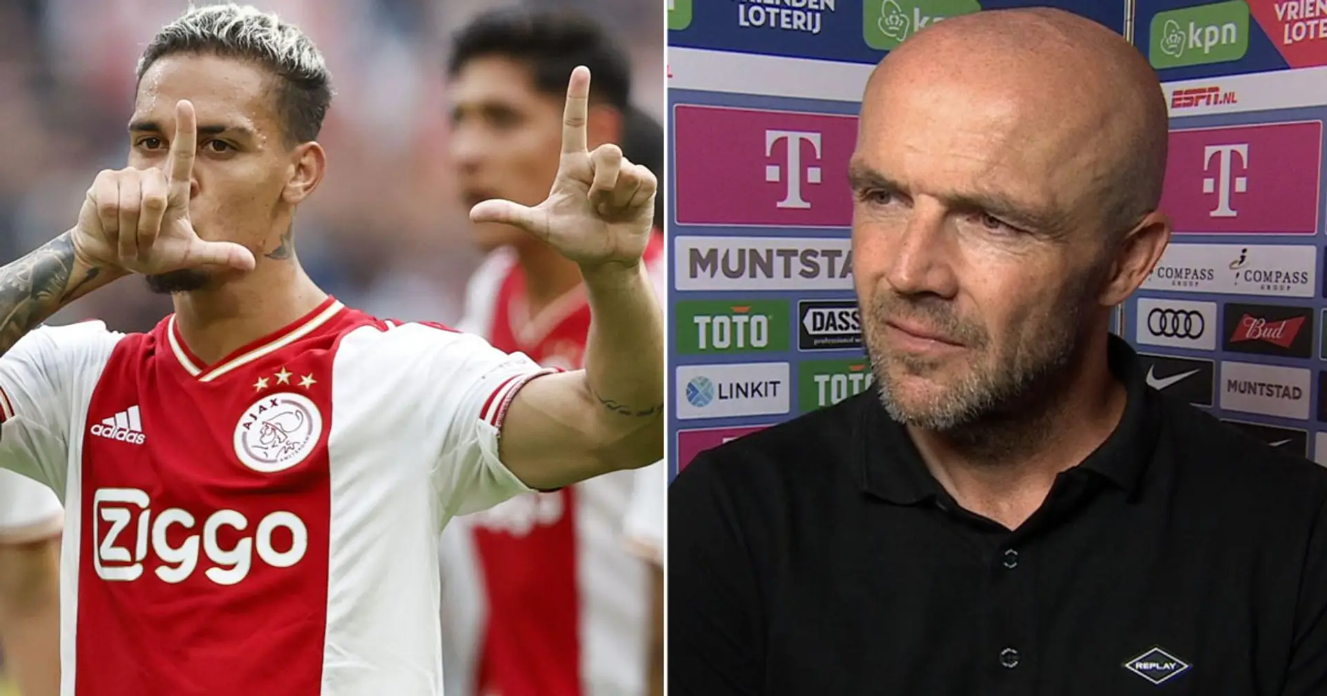 'Different phases of the same thing': United fan gives brilliant response to Ajax manager’s 'everything's about money' rant