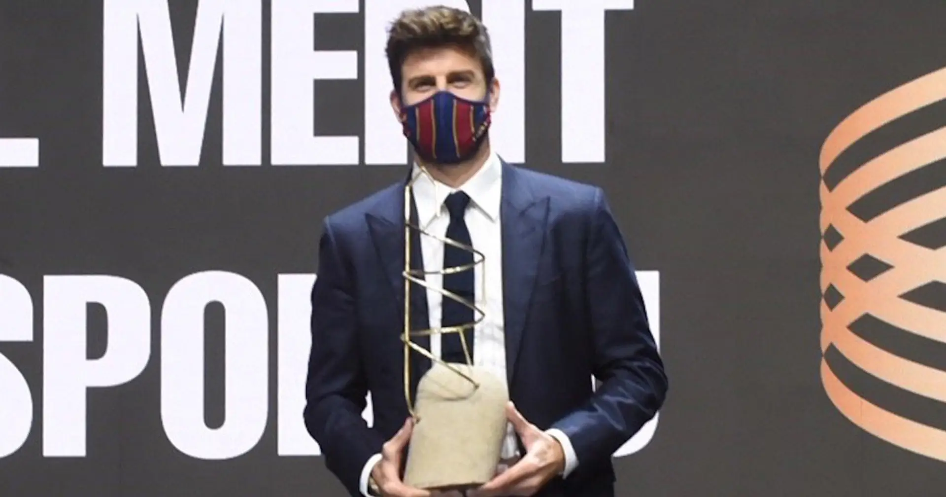 'Being Catalan is a privilege. I realised it after coming back to Barca': Pique wins award for promoting sports in Catalonia