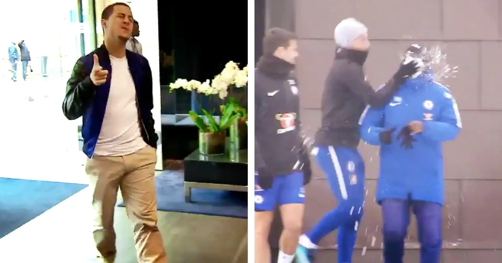 Watch: Eden Hazard's best moments off the pitch at Chelsea