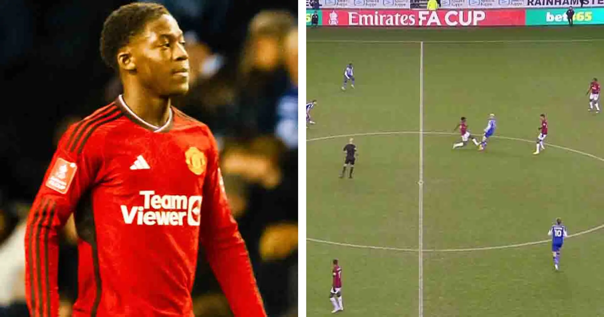 Spotted: Mainoo covers up McTominay's blunder with excellent defensive work vs Wigan