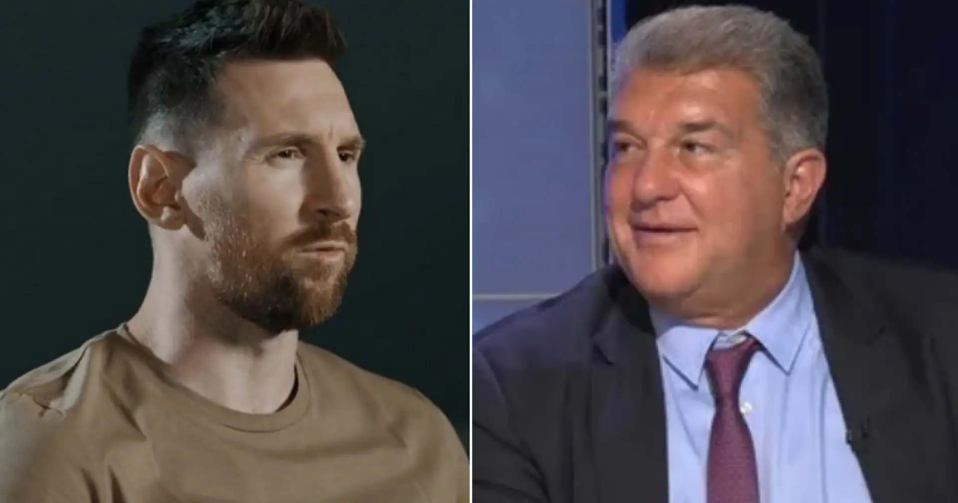 Laporta finalmente se pronuncia sobre el fallido regreso de Messi