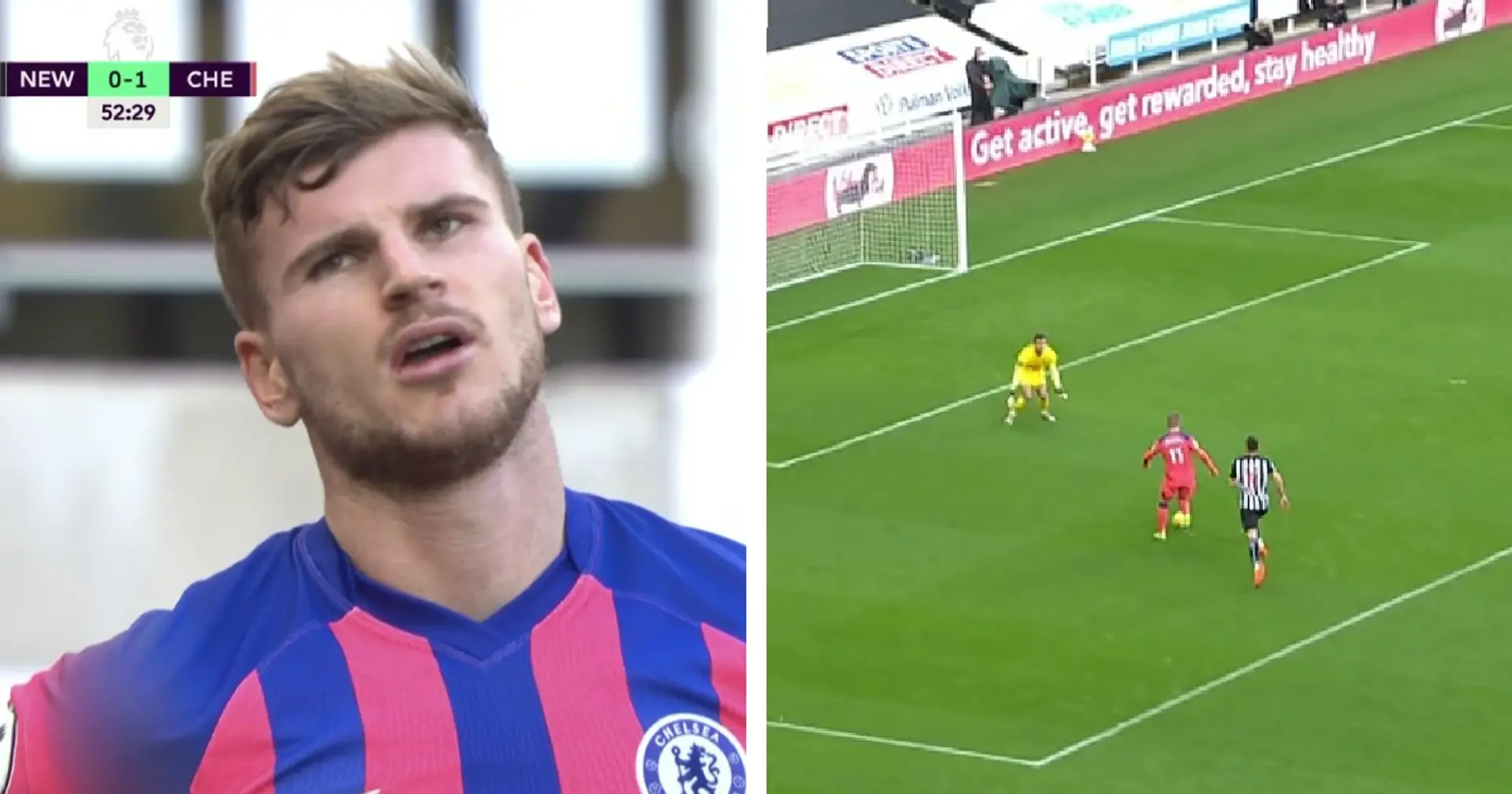 Just shoot!: Werner wastes great chance after winning the ball back brilliantly