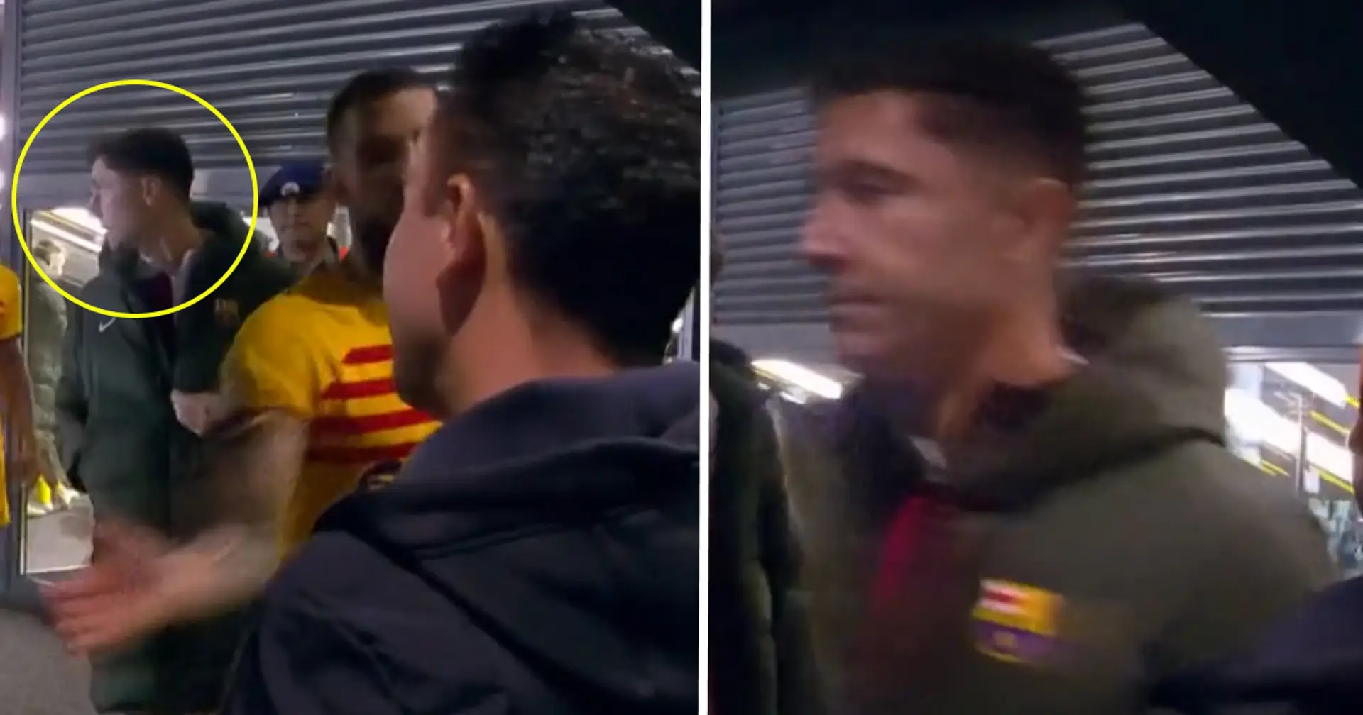 Caught on camera: Xavi greets Barca players after Sociedad win – why Lewandowski ignores him