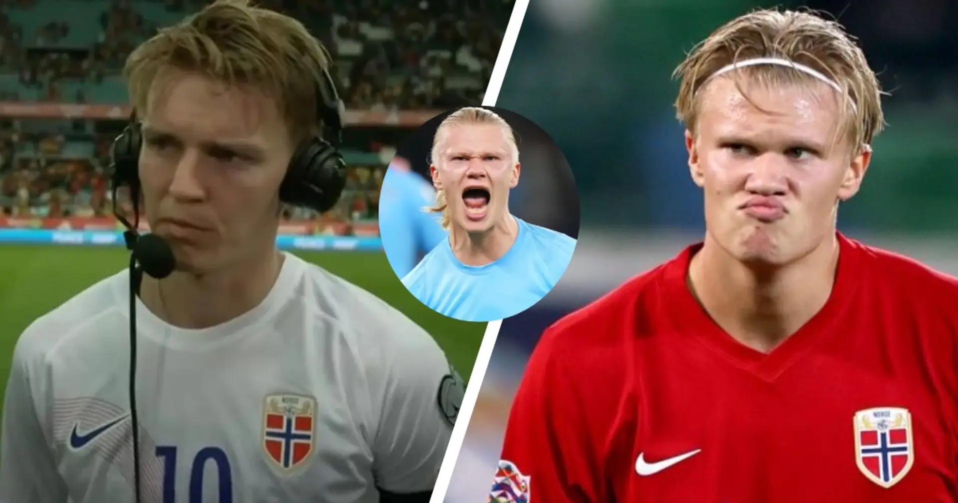'He's changed a little': Odegaard explains why he didn't use to see Haaland eye-to-eye 