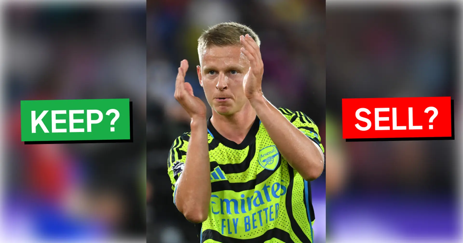 Zinchenko — keep or sell? Arsenal fans split on Oleksandr's future — have your say in the comments, too  