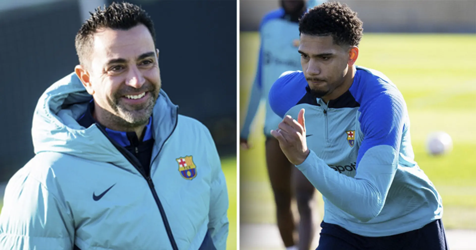 Araujo back in action and 6 more pics as Barca restart training