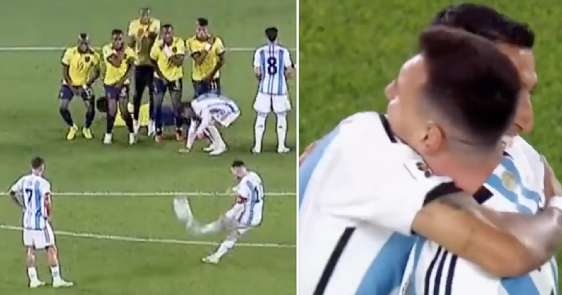 Leo Messi remporte à lui seul le match pour l'Argentine avec un but sur coup franc contre l'Équateur