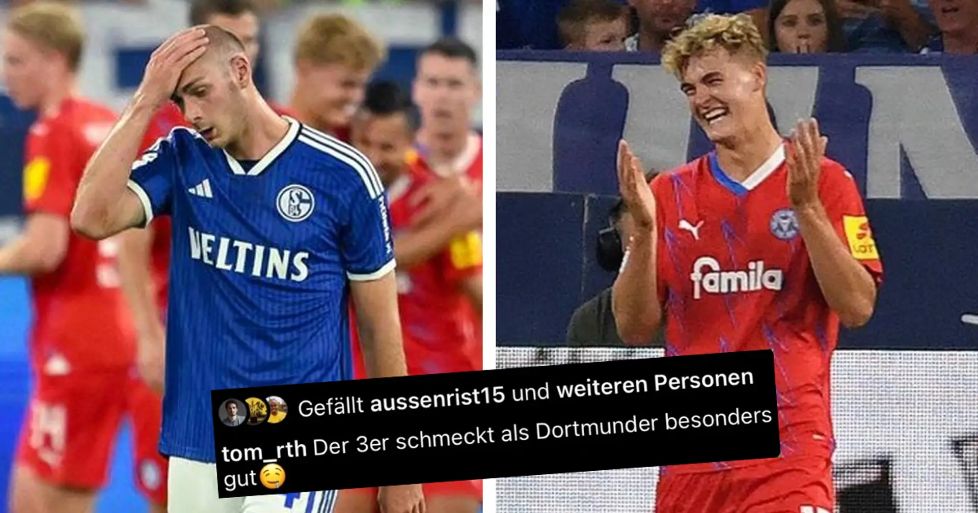Dortmund im Herzen: Tom Rothe macht sich lustig über den Sieg seines Teams gegen Schalke 04